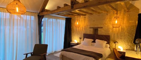 Premium tweepersoonskamer | 1 slaapkamer, luxe beddengoed, bedden met traagschuimmatrassen