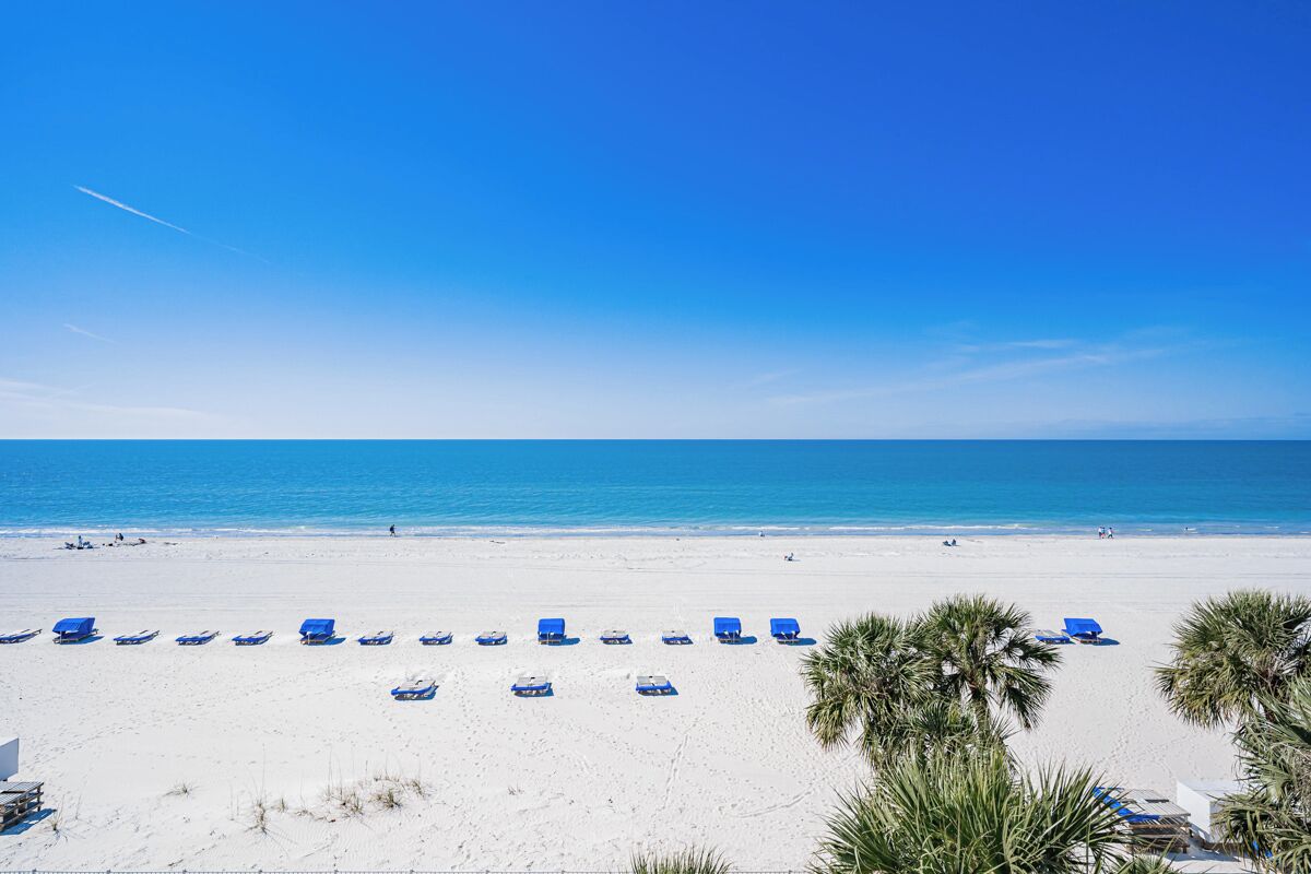 On the beach, beach towels