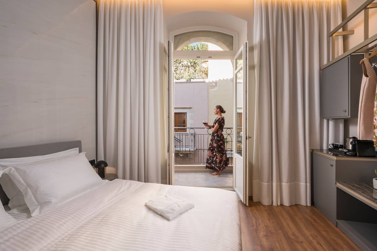 Executive suite | 1 slaapkamer, luxe beddengoed, donzen dekbedden, Select Comfort-bedden