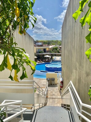 Family Apartment | Pool | 2 outdoor pools, open 8:30 AM to 6:30 PM, free cabanas, pool umbrellas - Solar água apart (Tibau do Sul)