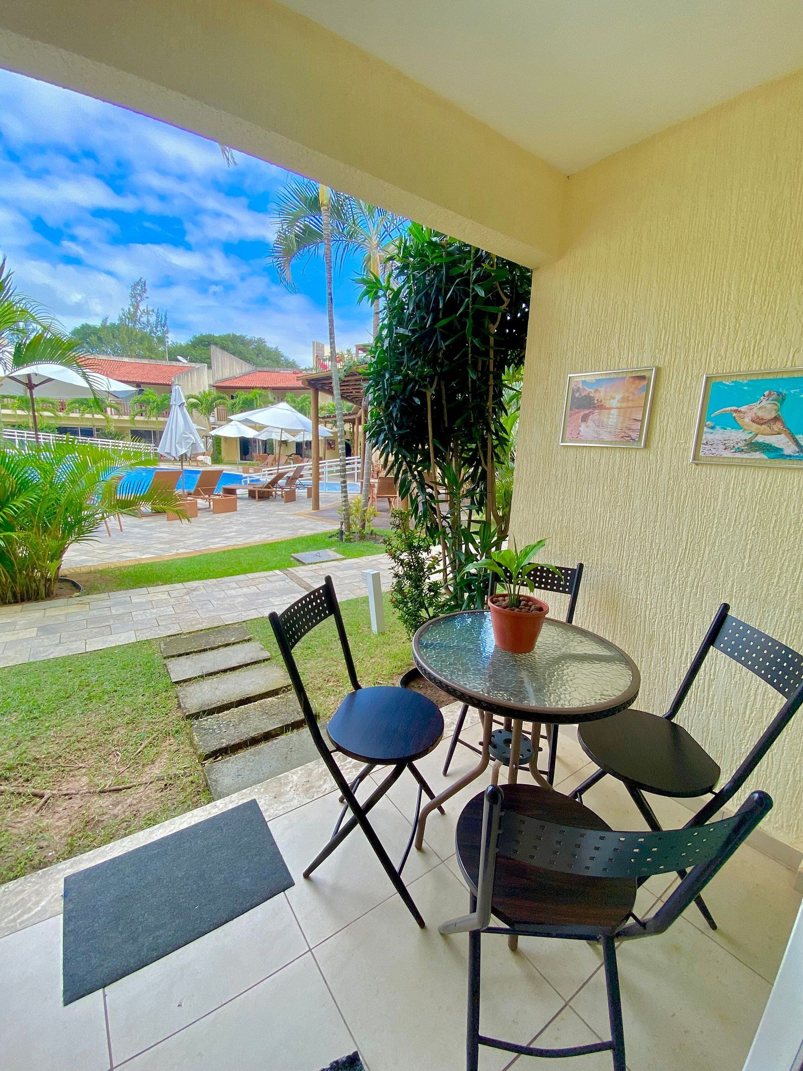 Apartamento | Opções para refeição ao ar livre