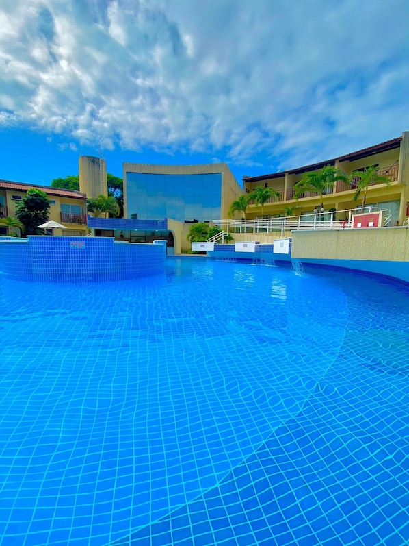 Classic Apartment | Pool | 2 outdoor pools, open 8:30 AM to 6:30 PM, free cabanas, pool umbrellas - Solar água apart (Tibau do Sul)