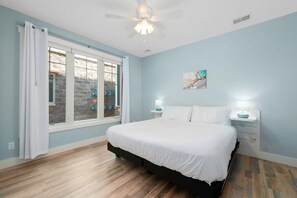 2 bedrooms, iron/ironing board, travel crib, WiFi