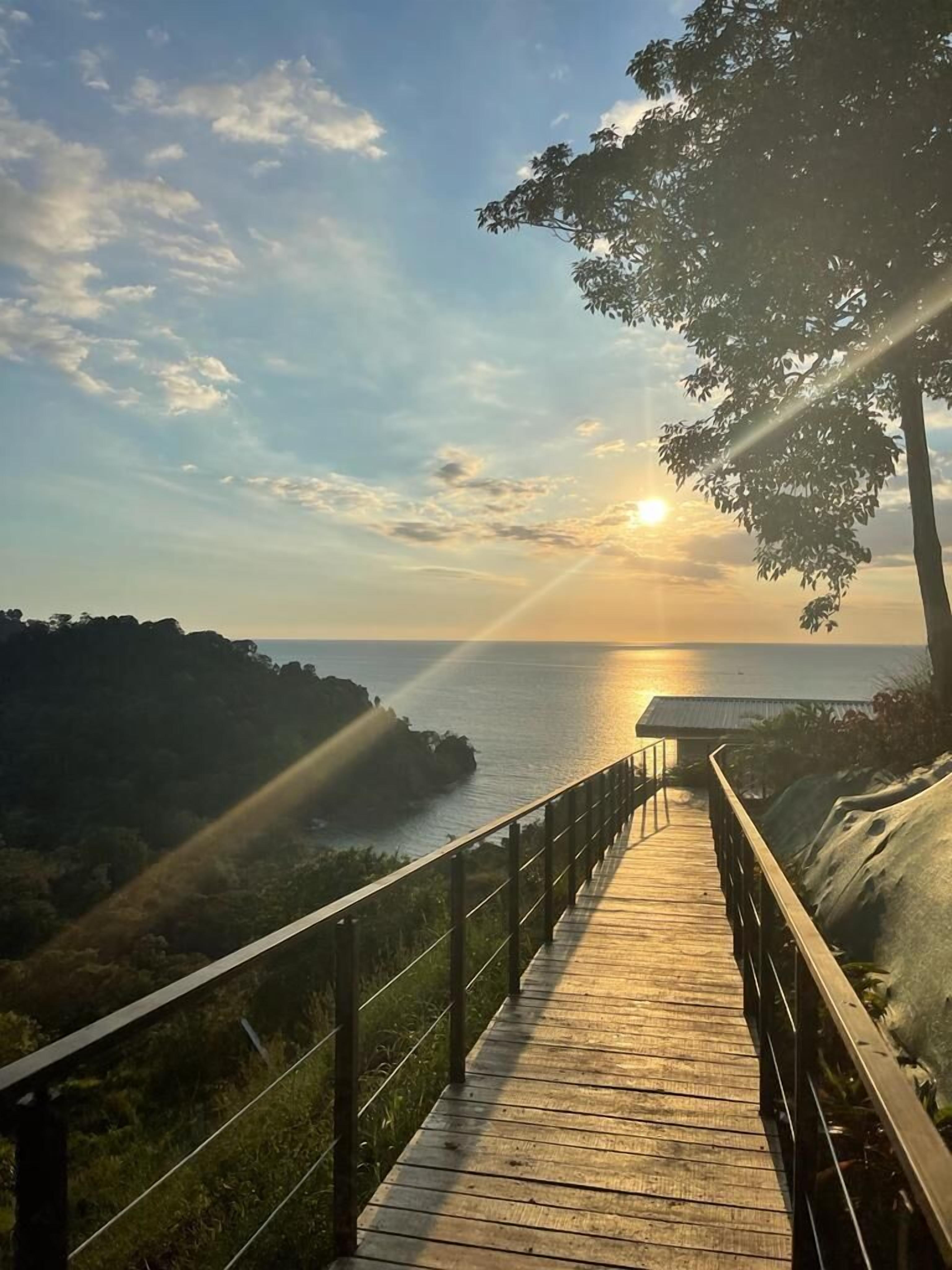 Vue depuis l’hébergement