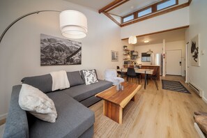 Fernseher, Kamin, DVD-Player