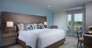 King Standard Room | Down comforters, pillowtop beds, in-room safe, desk - The Pointe Hotel (Jupiter)