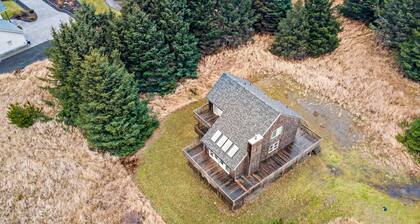 Family-Friendly, Oceanfront Home with Free WiFi, Gas Fireplace, & Private W/D