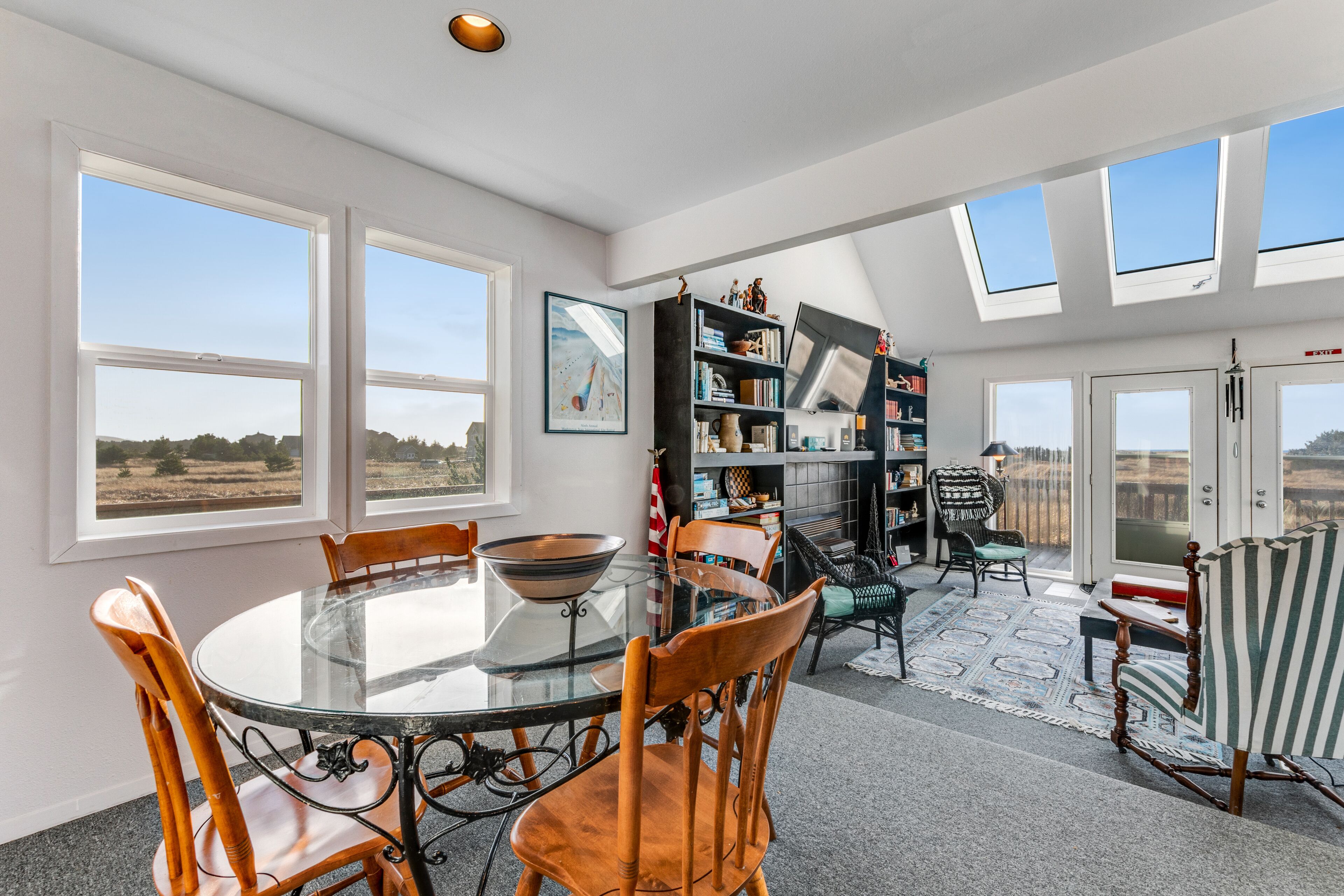 Family-Friendly, Oceanfront Home with Free WiFi, Gas Fireplace, & Private W/D