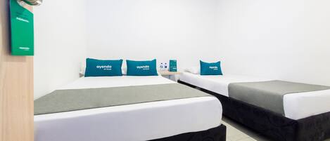 Twin kamer | Hypoallergeen beddengoed, een strijkplank/strijkijzer, gratis wifi