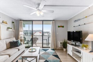 Televisión y reproductor de DVD 