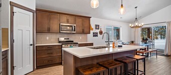 Brand new centrally located home with game room, central AC, and washer/dryer