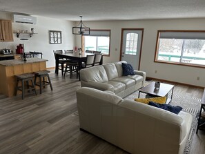 Smart TV, video games, DVD player, table football