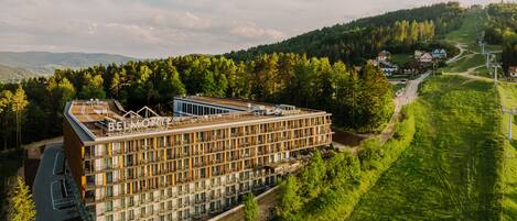 Front of property – evening/night