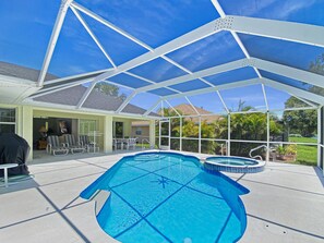 Et oppvarmet basseng