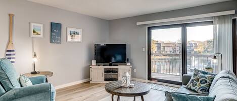 Televisión, reproductor de DVD y libros