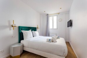 2 sovrum, strykjärn/strykbräda, resesäng och wi-fi