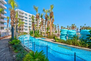 A heated pool - 🌊Pool Views~Lazy River~Multiple Pools~2BR Destin West Gulfside 212 (Fort Walton Beach)