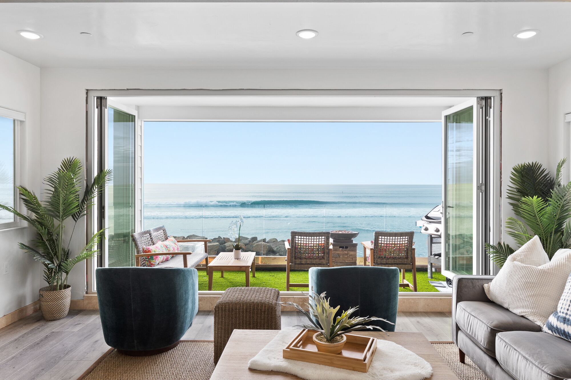 BRAND NEW LOWER LEVEL Oceanfront Duplex P807-1