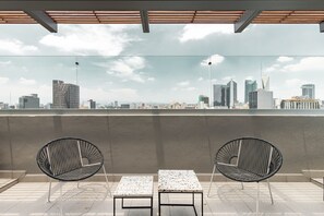 Premier-Doppelzimmer | Blick vom Balkon
