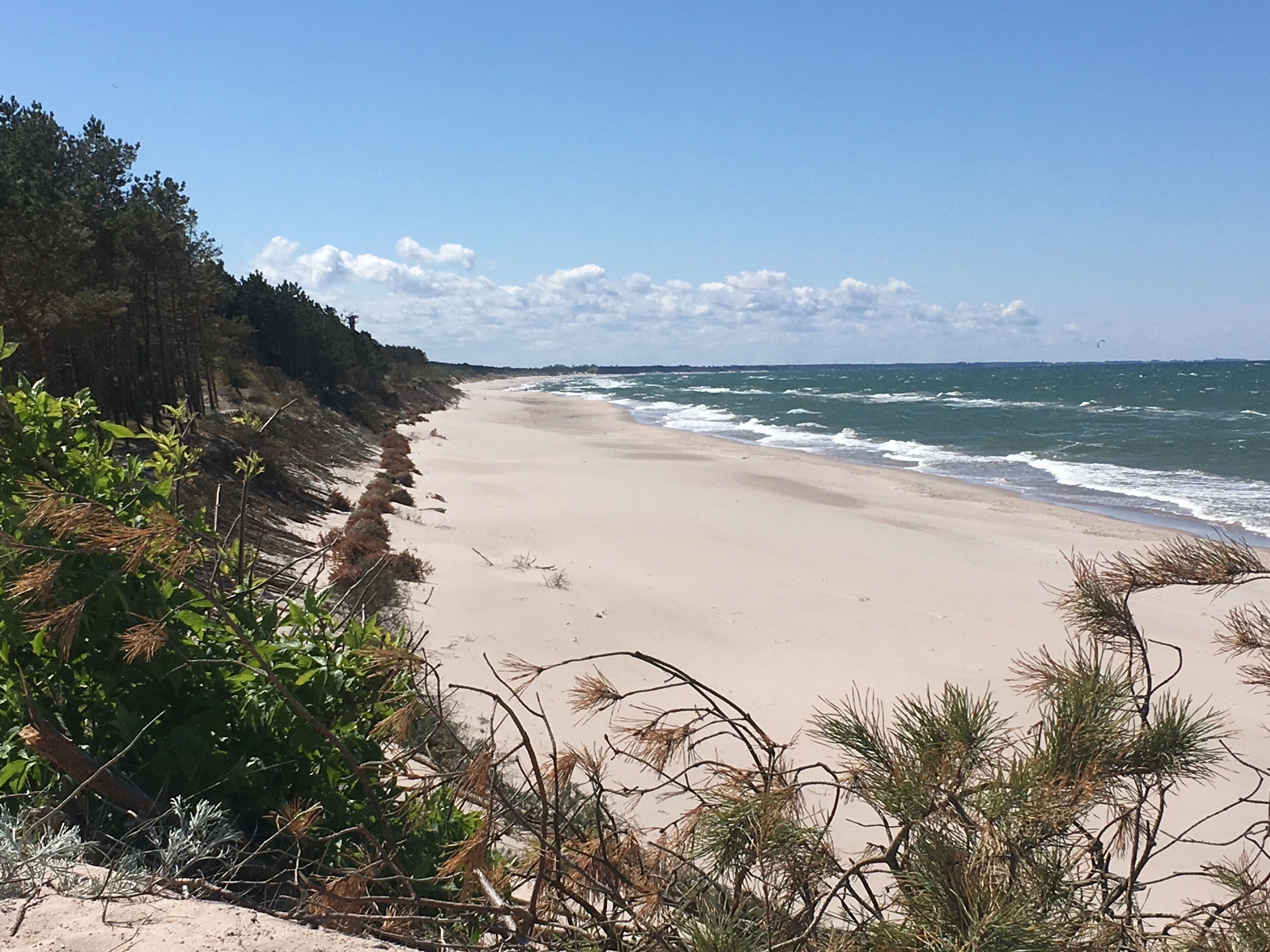 Beach nearby, sun loungers