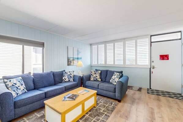 TV, DVD player, stereo