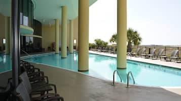 Indoor pool, outdoor pool