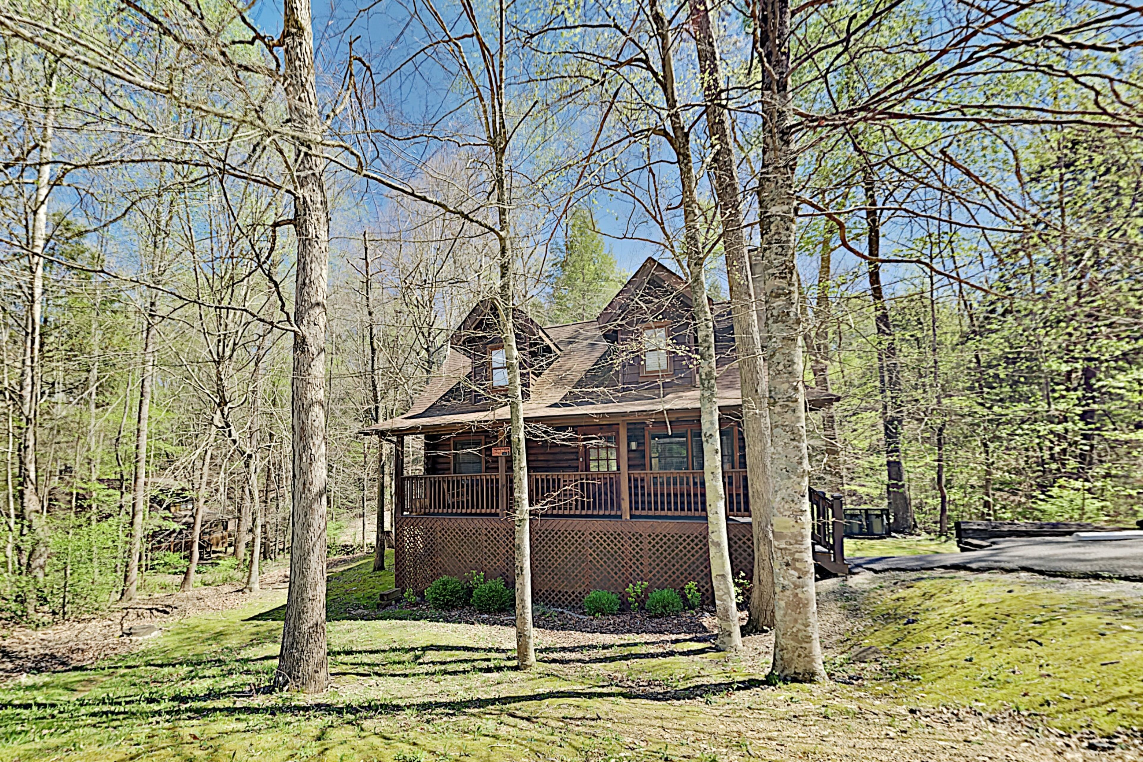 beautiful cabin in a quiet community