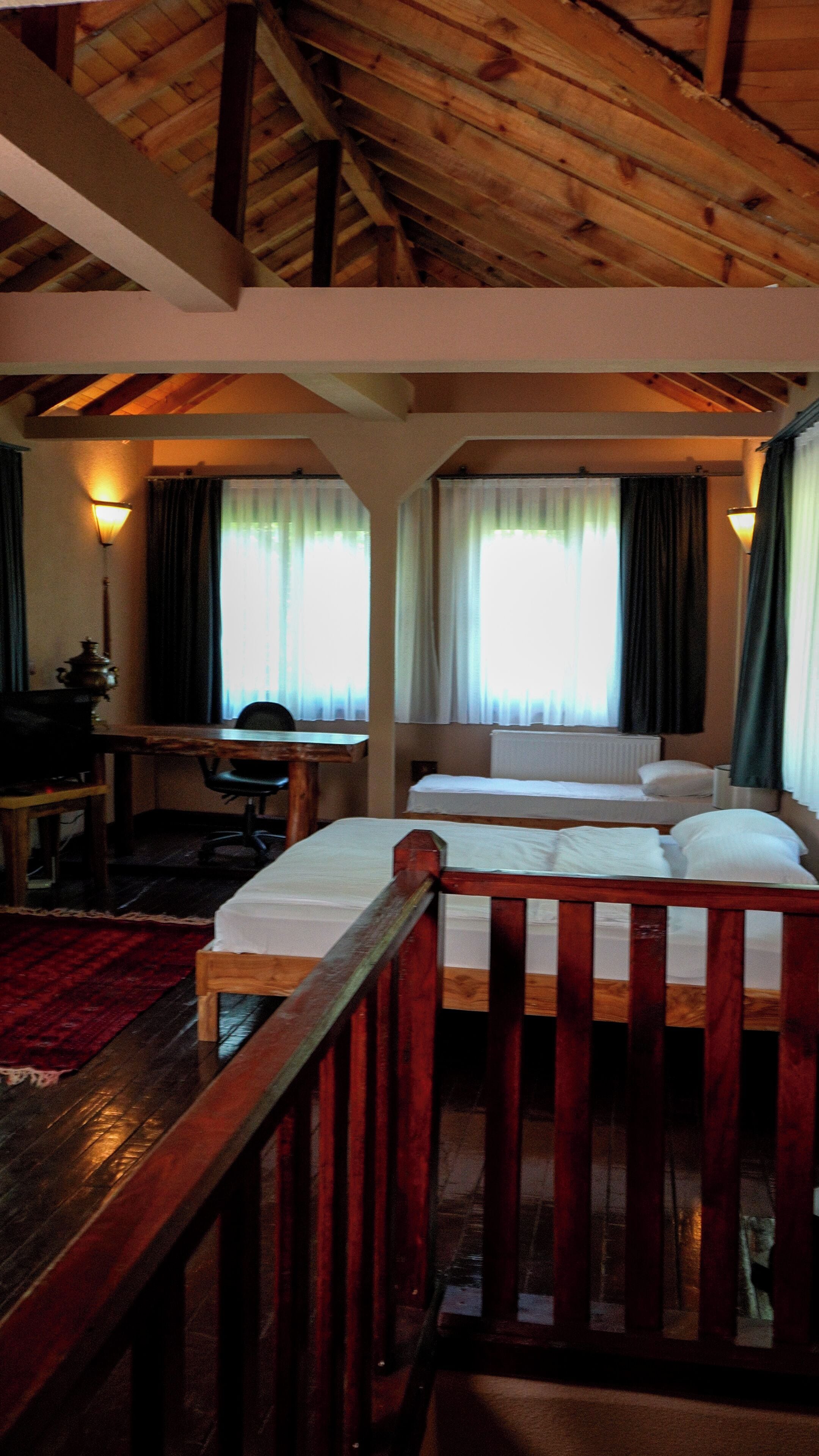 premium duplex | 1 bedroom, premium bedding, minibar, desk