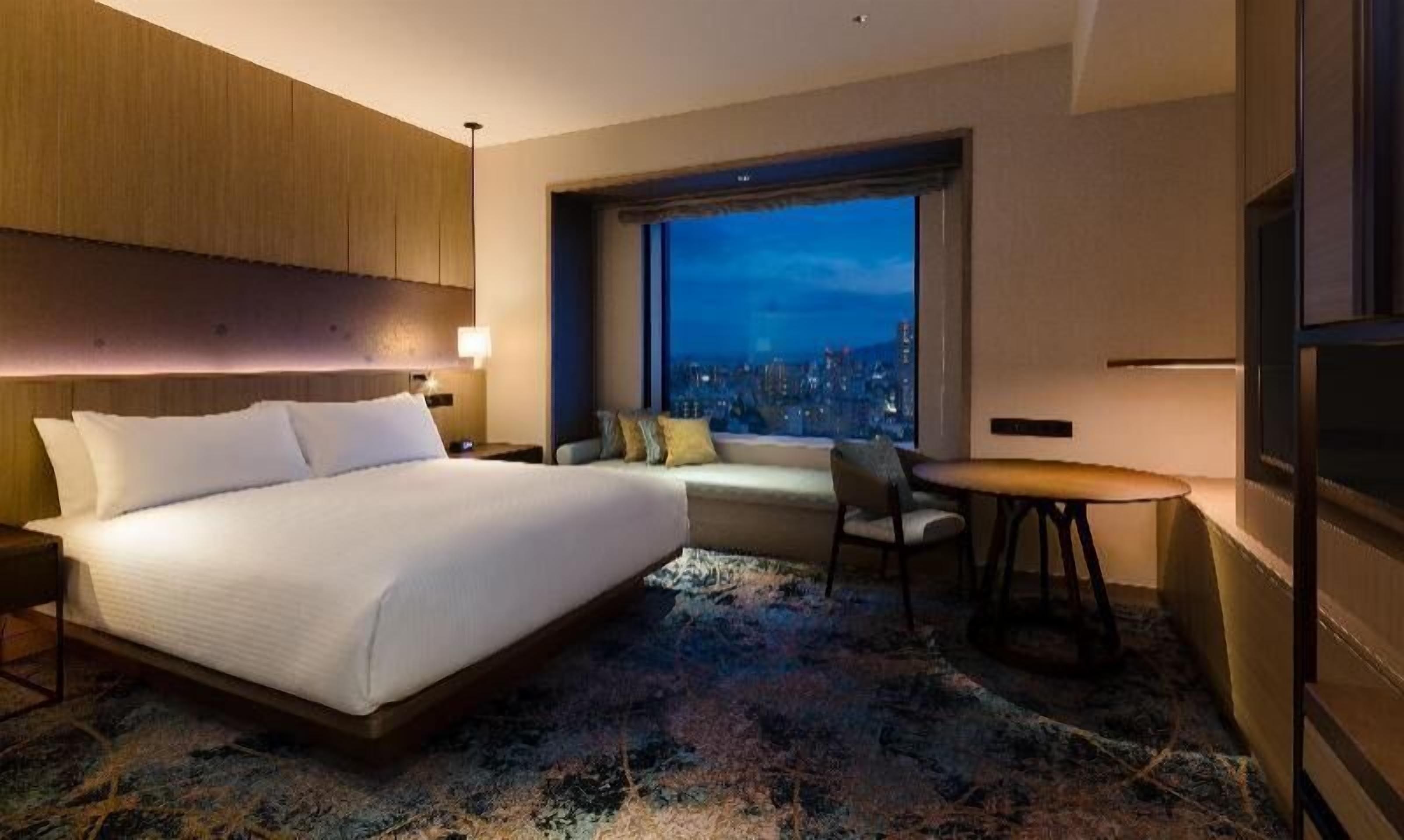 In-room safe, desk, laptop workspace, blackout drapes