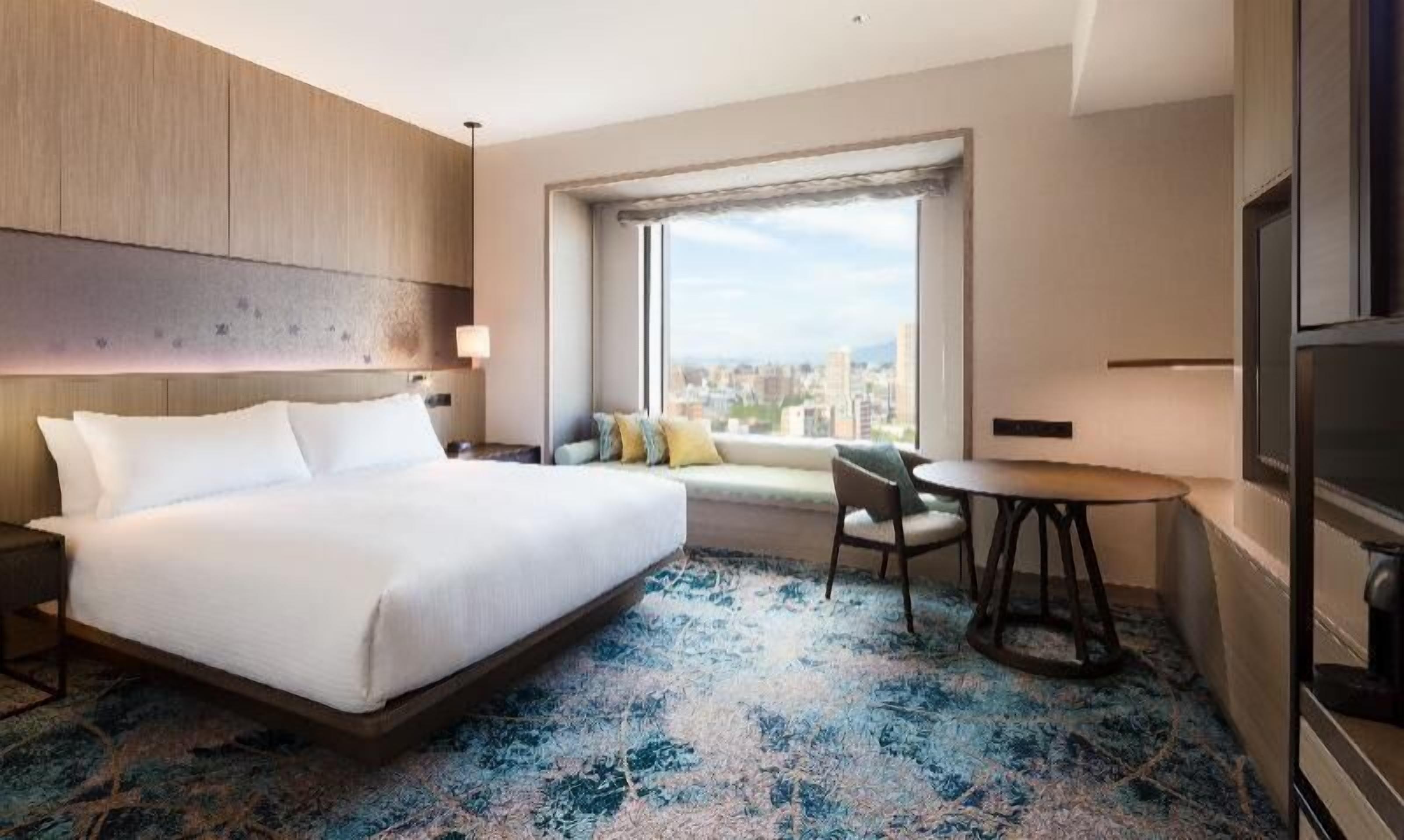 In-room safe, desk, laptop workspace, blackout curtains