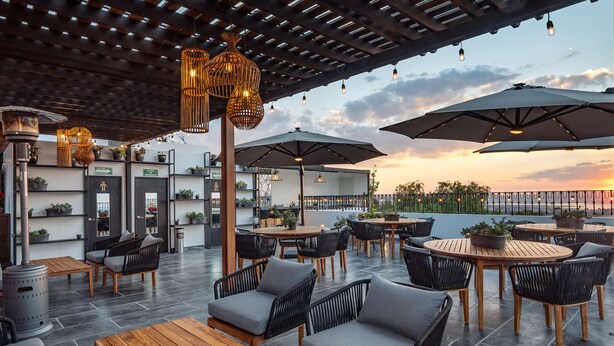 Terrasse sur le toit