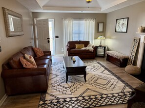 TV, fireplace, DVD player