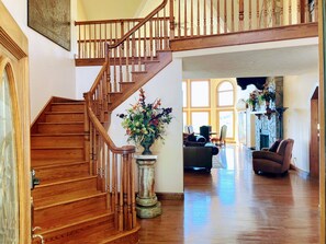 Interior - 10-acre manor with Blue Ridge views, game room, hot tub & private vintage diner (Clyde)