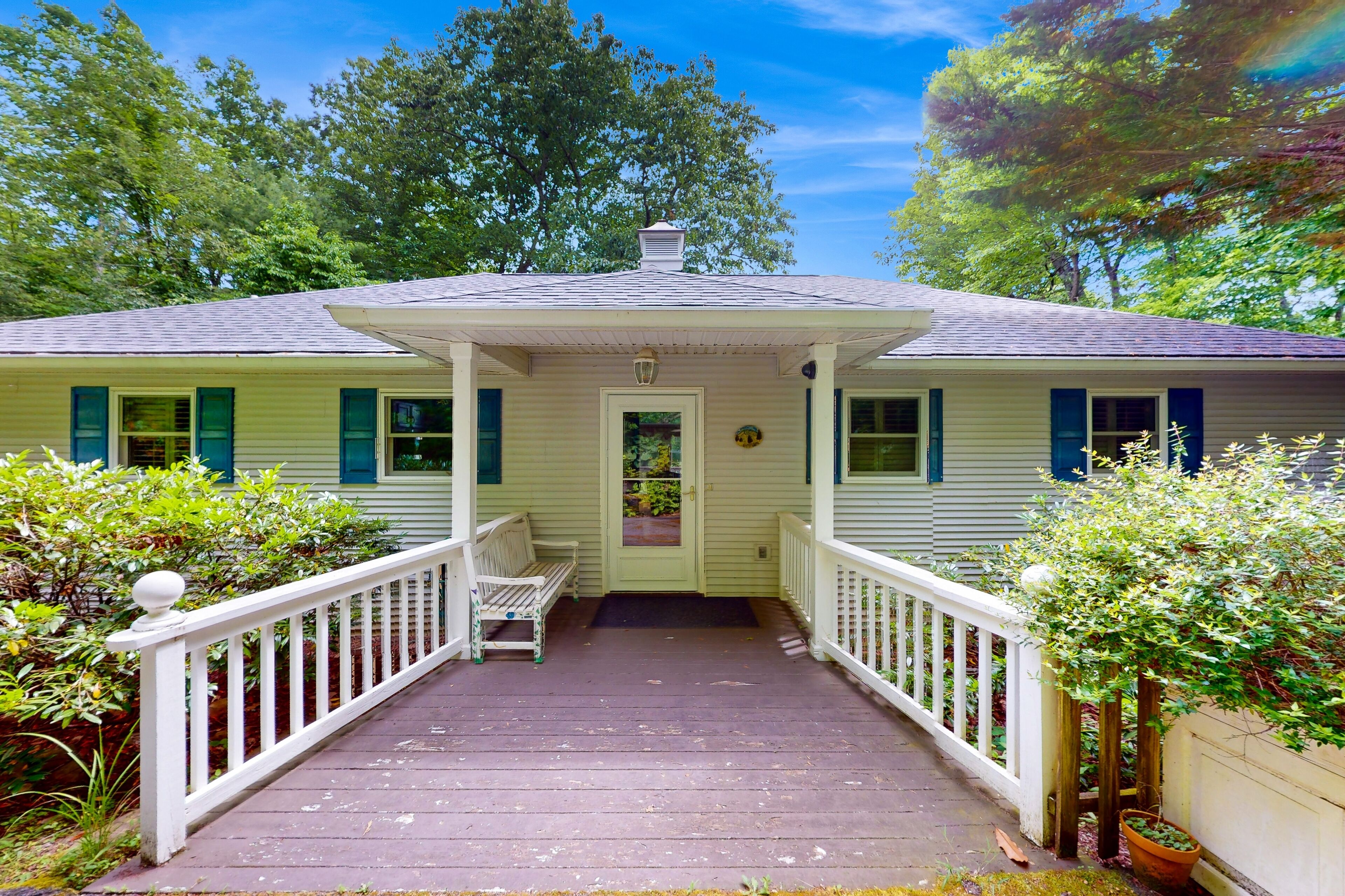 Spacious Hillside Home with Huge Decks, Great View & ADA Access