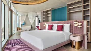 Penthouse, 2 Bedrooms, Balcony, Sea View | Premium bedding, minibar, in-room safe, desk