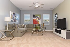 House, Multiple Beds | Living room | TV