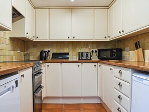 Dishwasher, high chair, cookware/dishes/utensils