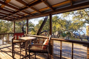 Property grounds - Modern w/Lake View + Large Deck + Enclosed Yard + Fire Pit + Game Room! (Canyon Lake)