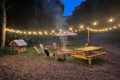 Cabin in Wayne National Forest with ride in/out access to Baileys Trail System