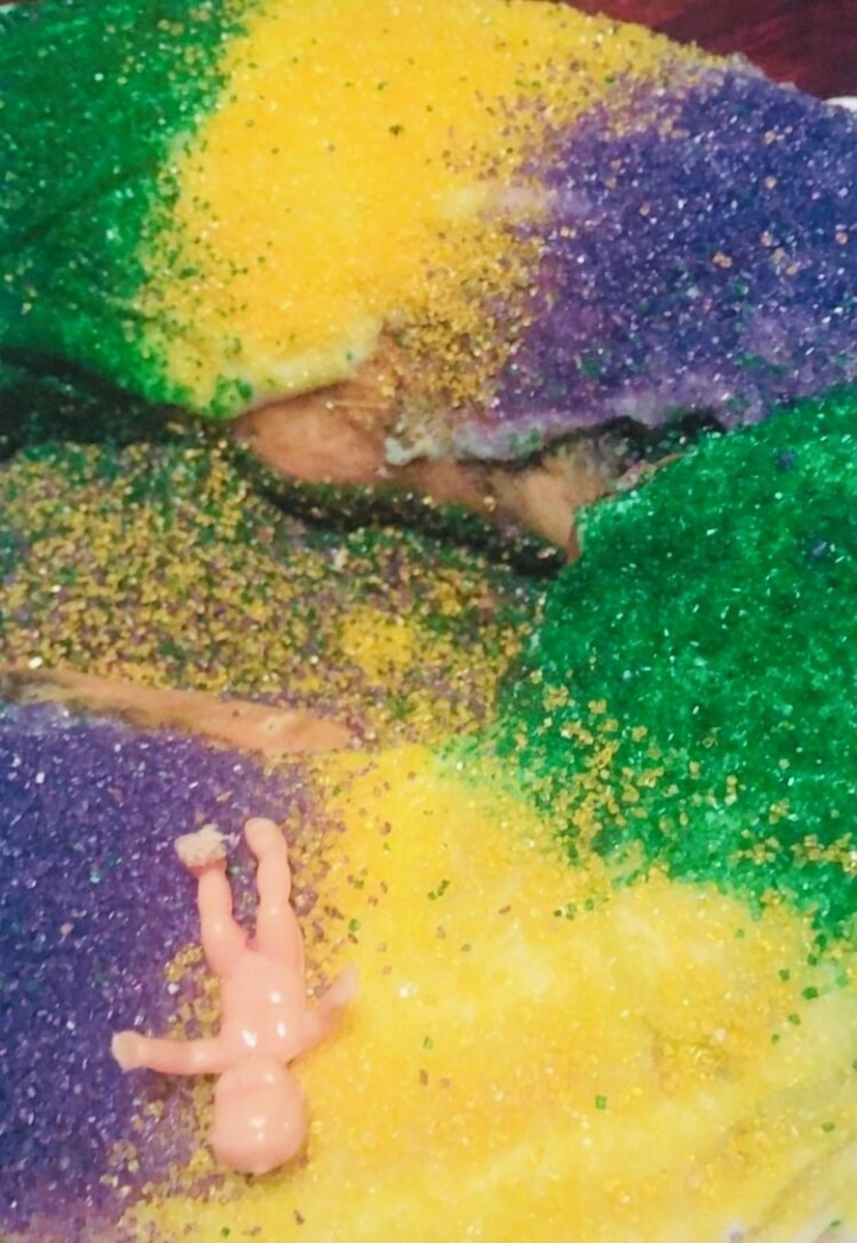 King cake available during carnival season ⚜️