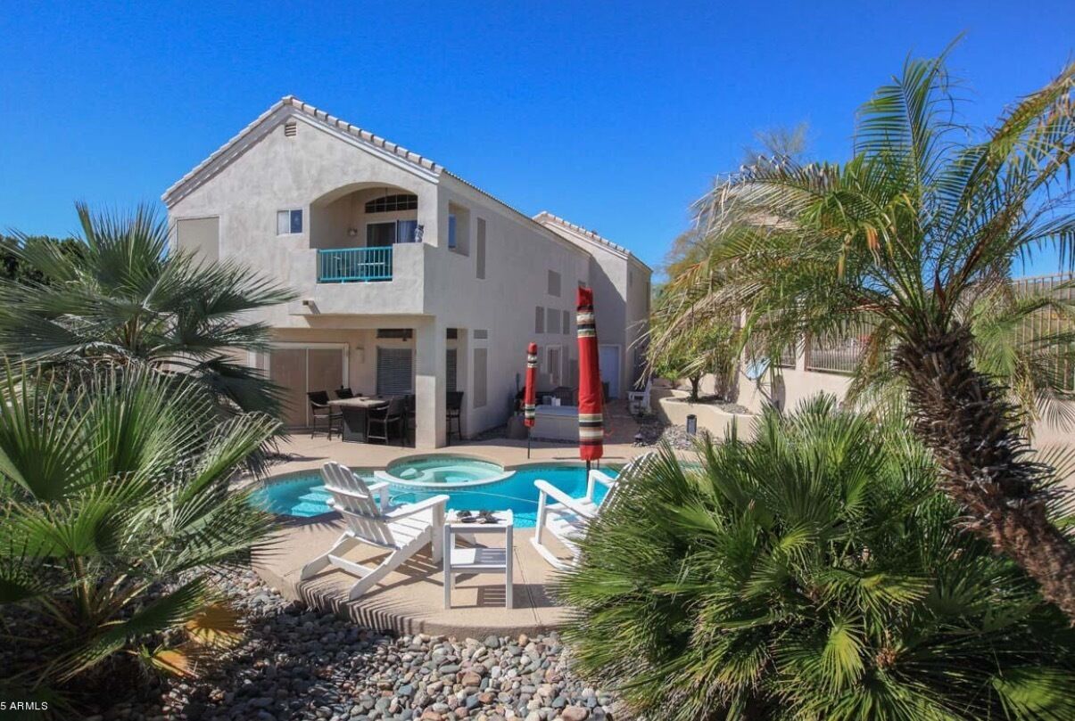 Tranquil Foothills: Gated Oasis with Spectacular Views and Updated Pool/Spa