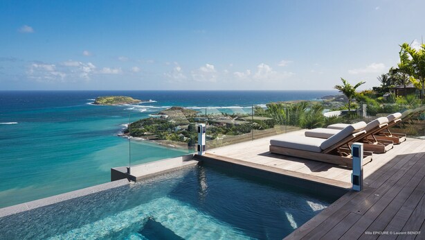 A heated pool - Villa Epicure | Ocean View - Located in  Beautiful Marigot with Private Pool (Saint Barthélemy)