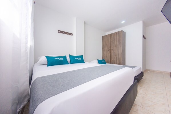 Kamar Triple | Seprai premium, Wi-Fi gratis, dan seprai linen