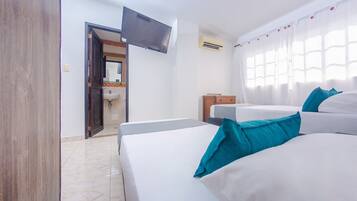 Premium bedding, free WiFi, bed sheets