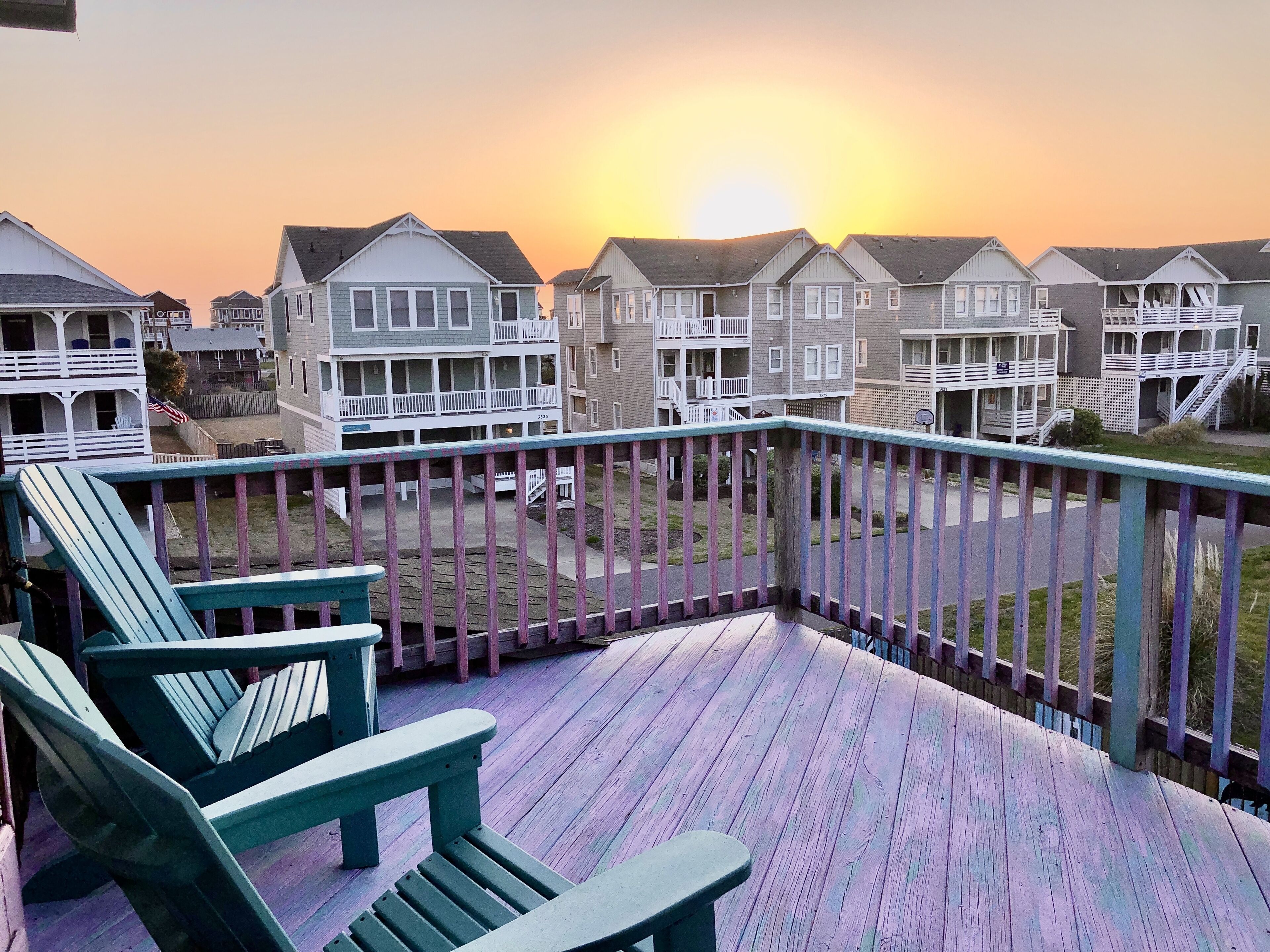 Sun Rise on the Atlantic Ocean 2 blocks to the beach