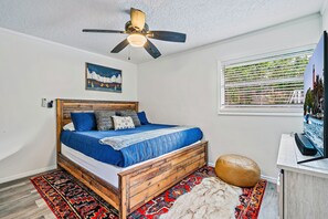 3 slaapkamers, een bureau, een strijkplank/strijkijzer, gratis wifi