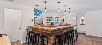 Cozy, Gated, Hot Tub & Sauna, Playroom, Bar, Fenced-in Yard.