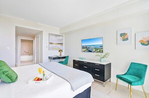 Iron/ironing board, travel cot, WiFi, bed sheets