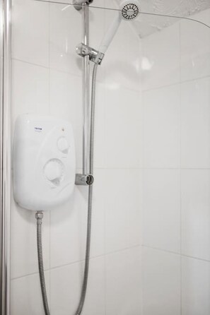 Hair dryer, towels