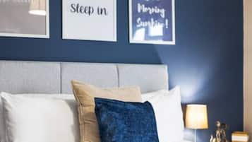 2 Schlafzimmer, Schreibtisch, BĂŒgeleisen/BĂŒgelbrett, Reisekinderbett